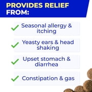 Pet Probiotics for Dogs & Digestive Enzymes for Dogs | Gut Health & Digestive Function Support | Pumpkin & Omega | Diarrhea, Seasonal Allergies & Itching | Prebiotic Supplement Chews