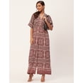 thumbnail image 3 of Moomaya Women's Printed Jumpsuit, V-Neck Sleeveless Wide Leg Loose Boho Style Jumpsuits, 3 of 9