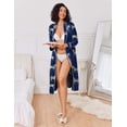thumbnail image 2 of Ekouaer Kimono Robes for Women Long Lightweight Knit Bathrobe Shawl Soft Sleepwear Casual Ladies Loungewear, 2 of 6