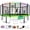Green, variant on Fiziti Trampoline 12FT 14FT 16FT Trampoline for 4-5 Kids Adults with Basketball Hoop,Enclosure Net, Sprinkler, Light,Ladder,Socks, Outdoor Heavy Duty Round Trampoline