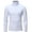 White, variant on Leey-World Mens Turtleneck Shirts Slim Fit Shirt Tops Lightweight Pullover Thermal Sweater Casual Long Sleeve Shirt(Dark Gray,XL)
