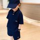 thumbnail image 1 of Conjunto deportivo de dos piezas de manga corta para niños, gran oferta de verano de la temporada, pantalones casuales de moda para niños, traje de estilo coreano, 1 of 5