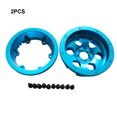 thumbnail image 4 of Bewildely Llanta de rueda de aluminio hexagonal de 12MM para AXIAL 1/10 ROCK RACER 90026 Hop-ups pieza de control remoto AX31009 pieza de Kits de construcción modelo Azul, 4 of 6
