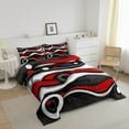 thumbnail image 3 of Erosebridal Geometric Stripes Comforter Sets,Abstract Artwork Comforters & Duvets,Ultra Soft Reversible Bedding Comforter Set,Teenager Bedroom Decor,2pcs, 3 of 8
