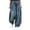 Blue, variant on Jeans For Women Solid Color Fashion Casual Loose Broad Leg Full Length Pants Loose Boyfriends Jeans Denim Pants Blue,10