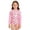 tr6_1-Light Pink, variant on SGMVNU Girls Long Sleeve Swimsuit Girls Swimsuit Size 18 Rash Guard 1 Piece Bathing Suit Tropical Print Zipper up Swimwear Summer Beach Sunsuit, Size 8-9 Years, Multicolour-D