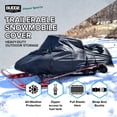 thumbnail image 3 of Budge Trailerable Snowmobile Cover, Trailerable, Waterproof Outdoor Protection for Snowmobiles, Multiple Sizes, 3 of 7