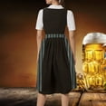 thumbnail image 4 of Landzoo One German Oktoberfest Women's Laced Half Apron Clothes Bavarian Traditional Dirndl Style Waist Tied Adjustable Party Outfit Soft Stylish Basic Clothes, 4 of 8