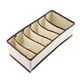 thumbnail image 1 of Contenedor de caja de almacenamiento divisor duradero portátil plegable para calcetines de ropa interior de sujetador(6 Grids), 1 of 13
