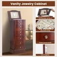 AVAWING Standing Jewelry Armoire, Vintage Jewelry Organizer for