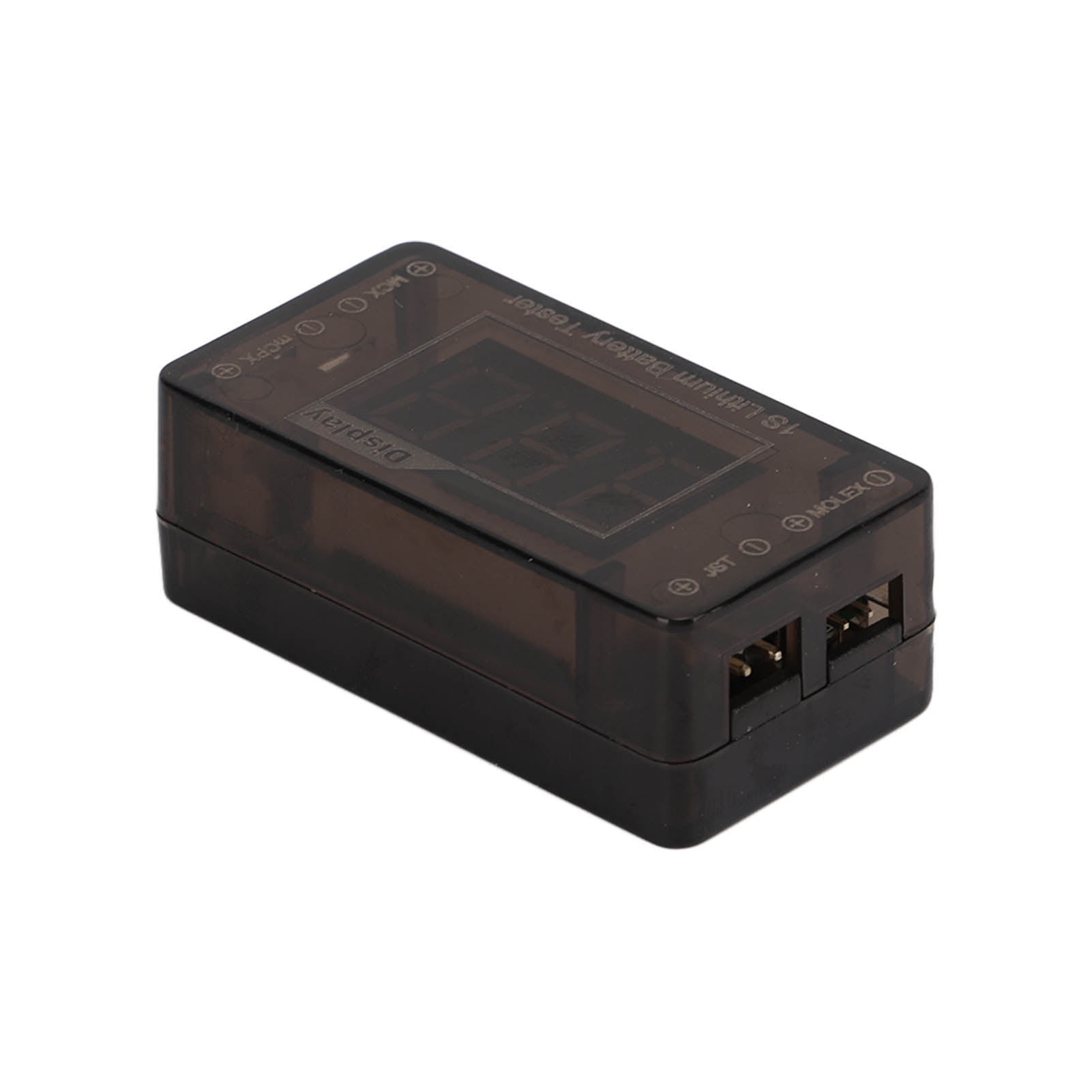 Testeur De Batterie Lithium 1S – Compatible JST, MOLEX, MCPX, MCX – Pour LiPo, LiFe, Li-Hv – Affichage Numérique