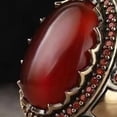 thumbnail image 3 of Sonducket Anillo turco hecho a mano Retro de moda bronceado con espadas dobles Vintage anillo turco de circón negro para hombres Ropa, zapatos y accesorios Miscelánea TYPE1, 3 of 6