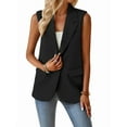 thumbnail image 2 of Women'S Summer Sleeveless Vest Tops Fashion Casual Work Office with Pockets Black XXL, 2 of 9