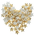 thumbnail image 1 of 100Pcs Cute Beads Golden Acrylic Rhinestones for Diy Craft Projects, 1 of 8