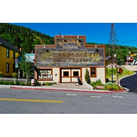 Facade of the High West Distillery Building Park City Utah USA Canvas Art - Panoramic Images (36 x 24)