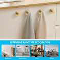 thumbnail image 4 of 2Pcs Suction Cup Hooks 15lbs Stainless Steel Suction Cup Shower Hook Waterproof Rustproof Bathroom Towel Hanger No-Drill Towel Coat Hook for Mirrors Tiles Glass Shower Towel, 4 of 8