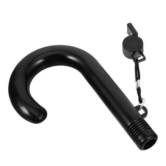 Supvox Practical Black Umbrella Handle Replacement Compact Grip for Windy Weather Use
