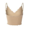 thumbnail image 4 of MixMatchy Women's Scallop Lace Trim Crop Cami Top Bralette, 4 of 4