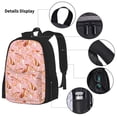 thumbnail image 3 of Balery Pink Cockatoo Birds Mochila escolar 3 en 1 para niños: mochila resistente con lonchera térmica y estuche para lápices. Mochila escolar para niños y niñas., 3 of 7