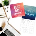 thumbnail image 3 of Graphique 2025 Best Day Ever Wall Calendar | 12” x 12” - Thick Paper - Home & Office Organizer - Large Monthly Grid - 3 Languages & Marked Holidays - 4 Month Preview Page for 2026, 3 of 6