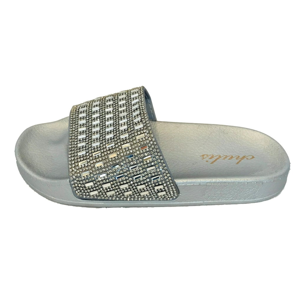 Chulis Ana3 Women Rhinestone Crystal Bling Slides Flip Chulis Ana3 Women Rhinestone Crystal Bling Slides Flip