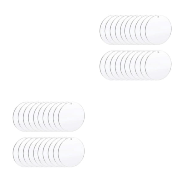 Bearachild Acrílico para artistas, suministros para artistas, resultados de arte acrílico con placa transparente, 7,6 cm2 mm/20 piezas 7.6 cm * 2mm/20 piezas 2Conjunto