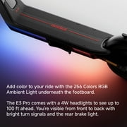 Segway E3 Pro Electric Scooter, 20 mph Max Speed, 34 Miles Max Range, Teens and Adults, Black