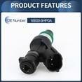 thumbnail image 6 of Fuel Injector No.16600-9HP0A Fuel Injection Nozzle for Nissan Rogue S, SL, SV 2015-2018 2.5L Black, 6 of 6