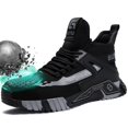 thumbnail image 1 of Zapatos de seguridad laboral con punta de acero GUYISASH para hombre de corte medio, 1 of 7