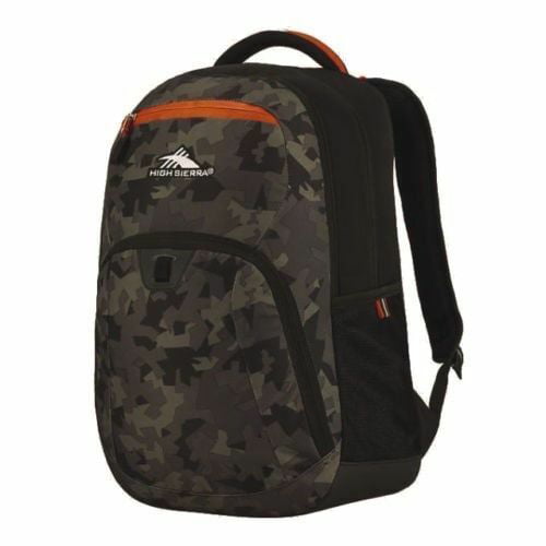 New HIGH Sierra RIP-RAP Lifestyle BACKPACK Black LARGE Lap-top  POCKET w/ Tags 