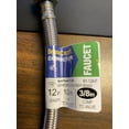 thumbnail image 2 of BrassCraft Braided Polymer  Supply Line 3/8" Compression 1/2 FIP 12" L, 2 of 4