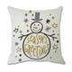 thumbnail image 1 of Fiudx Ofertas Flash Del Día Solo En Línea Funda De Almohada Navideña De Lino Y Algodón, Funda De Cojín, Decoración Del Sofá Del Hogar, 1 of 1