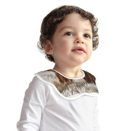 

Junzan 360° Rotate Organic Cotton Baby Bibs Unisex Baby Bibs For Toddler Adjustable With Snaps Super Soft Baby Bibs For Boys And Girls-Yak