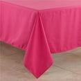 thumbnail image 1 of Saro 321.FU84S 84 in. Casual Design Everyday Square Tablecloth, Fuchsia, 1 of 1