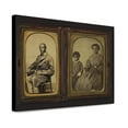thumbnail image 1 of Canvas Print: Full-Length Portrait Of An Unidentified Woman, Seated, And, 1 of 3