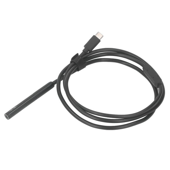 Snake Inspection Camera, USB C Endoscope Camera 1920P Dual Lens IP67 Waterproof, Semi Rigid Cable Adjustable LED Light for IOS Smartphones HVAC Systems Ventilation Ducts