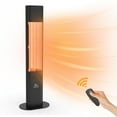 thumbnail image 2 of Dwellcozy Outdoor Electric Patio Heater with Remote,1500W Instant Heating, 2 of 10