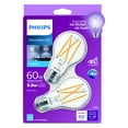 thumbnail image 7 of Philips 3001904 60 watt Equivalence A19 E26 Medium LED Bulb, Daylight - Pack of 2, 7 of 7