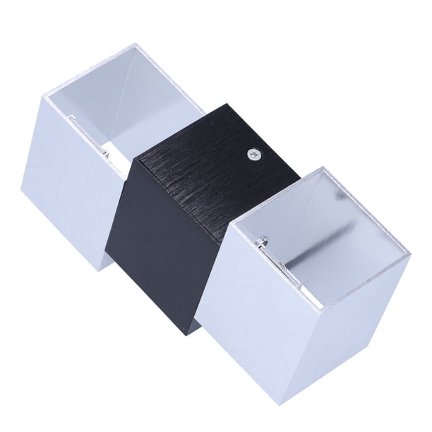 Luz LED, Lámpara de Pared 6W Consumo de Energía Ultra Bajo Lámpara de Corredor de Luz de Noche Negra para Barra