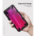 thumbnail image 5 of Ringke Fusion-X Case Compatible with Xiaomi Redmi Note 7, Transparent Hard Back Shockproof Advanced Bumper Cover - Black, 5 of 8