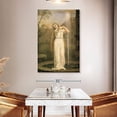 thumbnail image 3 of Elephant Stock Undine Wall Art - Vertical Canvas Wall Art - Living Room Wall Decor - People Canvas - Beige And Gray Decor By John William Waterhouse - 34" x 51", 3 of 8