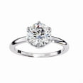 thumbnail image 4 of IGI Certified Lab Created Diamond 1.56CT Oval Cut Lab Grown Diamond Engagement Ring,10k Gold With Prong Wedding Ring, Delicate Ring For Girl, 4 of 4