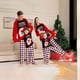 thumbnail image 1 of Pijamas navideños para padres e hijos con estampado de Papá Noel para primavera y otoño, 1 of 5