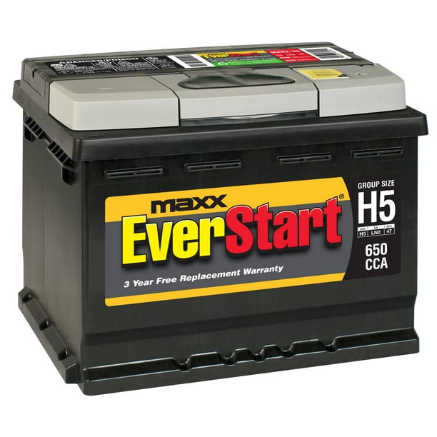 Everstart Maxx Lead Acid Automotive Battery Group Size H5 12 Volt 650 Cca Walmart Com Walmart Com
