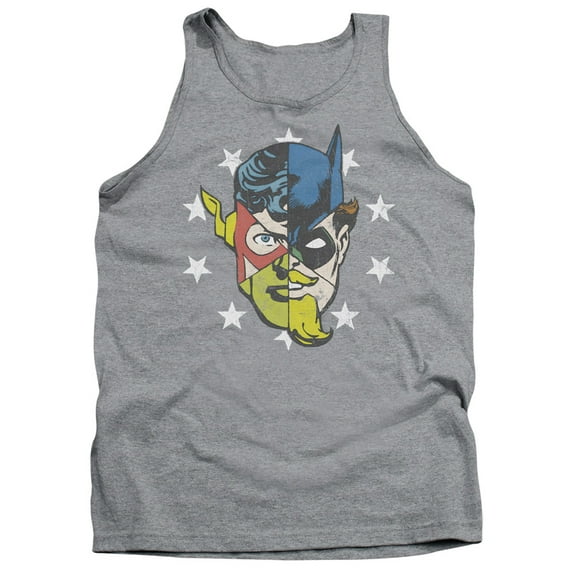 Jla - Face Off - Tank Top - Small