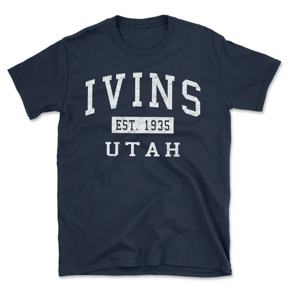Ivins Utah Classic Established Men's Cotton T-Shirt