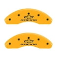 thumbnail image 2 of MGP 4 Caliper Covers Engraved Front & Rear Chevy racing Yellow finish black ch Fits select: 2011-2012 CHEVROLET CRUZE LT, 2013 CHEVROLET CRUZE LS, 2 of 6