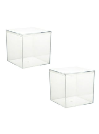 Small Clear Plastic Boxes Display Boxes, Clear Display Cases,transparent Plastic  Box, Eco System Terrarium Boxes Set of 12 PCS 