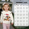 thumbnail image 2 of DISNIMO Christmas Sweatshirt for Girls Dachshund Printed Pullover Tops Crewneck T-Shirts Long Sleeve Sweater Tops for Toddler Girls 3-4 Years, 2 of 7