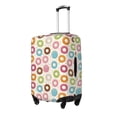 thumbnail image 2 of Haiem Colorful Donuts Luggage Cover Printed Suitcase Covers for Luggage Elastic Washable Suitcase Protector Fits 18-32 Inch Luggage-Large, 2 of 8